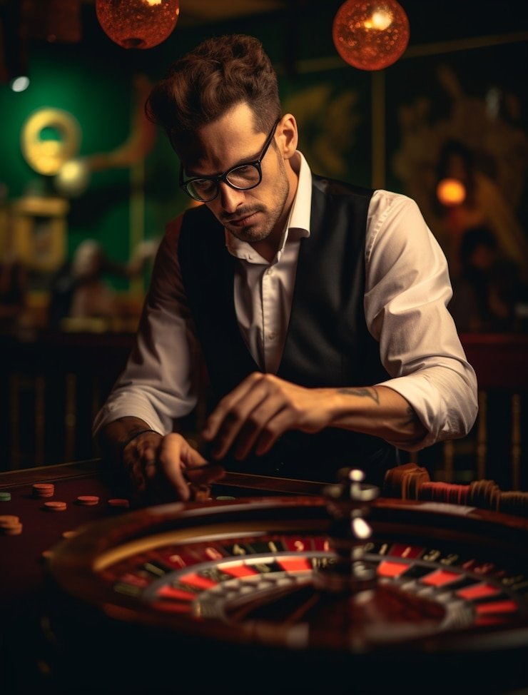 Riwayat roulette di Tabel Hasil menampilkan nomor pemenang dan jumlah taruhan pemain